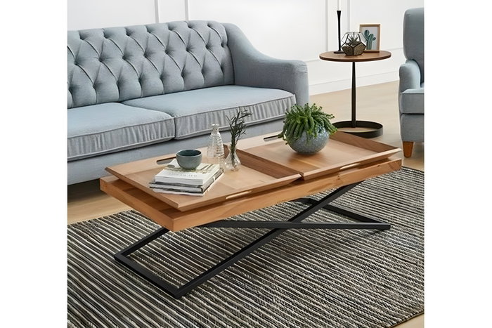 Hanah Home Towly - Mesa de centro Nogal